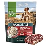 Only Natural Pet RawMeals Beef Recipe Freeze-Dried Dog Food - High-Protein, Grain-Free, with Organ Meat, Fruits & Veggies - Complete Meal, Topper or Treat for All Breeds & Picky Eaters - 9.5 oz