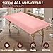 Massage Table Cover for Esthetician Beds, Reusable PU Leather Lash Bed Cover Well Protected Massage Bed in Therapy Facial Spa Tattoo Beauty Salon, Waterproof Wax Sheet Easy to Wipe Oil Stains