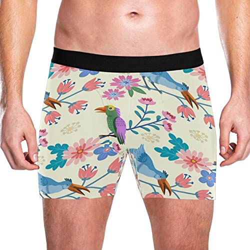 Bóxer para hombre Vnurnrn tucán ropa interior cómoda para viajar y uso diario casual 2