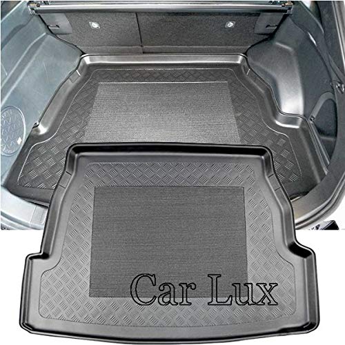 Car Lux AR00272 - Alfombra Bandeja Cubeta Protector Cubre Maletero A Medida Con Antideslizante Para Kangoo