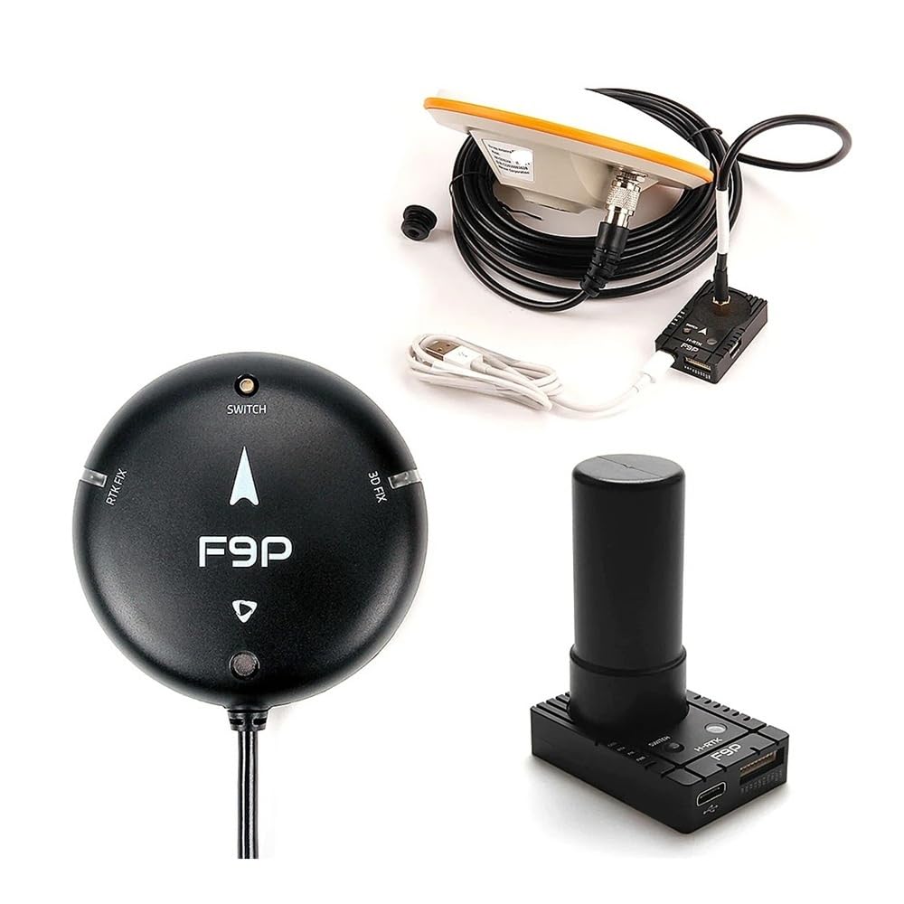 H-RTK F9P GNSS Lite 2 seria spiralna GPS pasuje do drona FPV Freestyle(H-RTK F9P Base)
