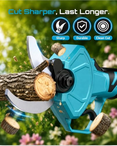Image of SEESII Electric Pruning Shears 4 Modes, 1.8 inch Cut Electric Pruners Cordless