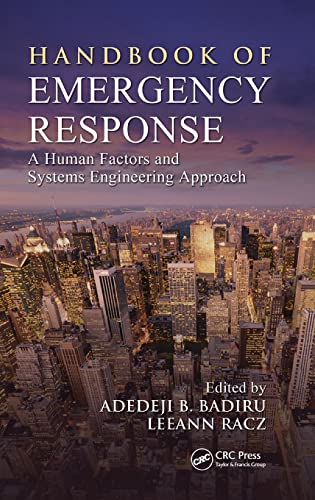 livre Handbook of Emergency Response: A Human Factors and Systems Engineering Approach