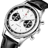 Panda Pilot Chronograph 1963 Original ST1901 Movement Men Mechanical Watch Hand Winding Sapphire Wristwatch