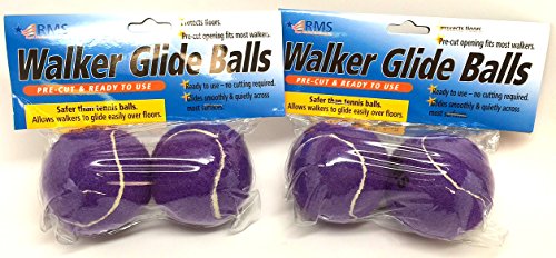 RMS Walker Glide Balls - A Set of 4 Balls with Precut Opening