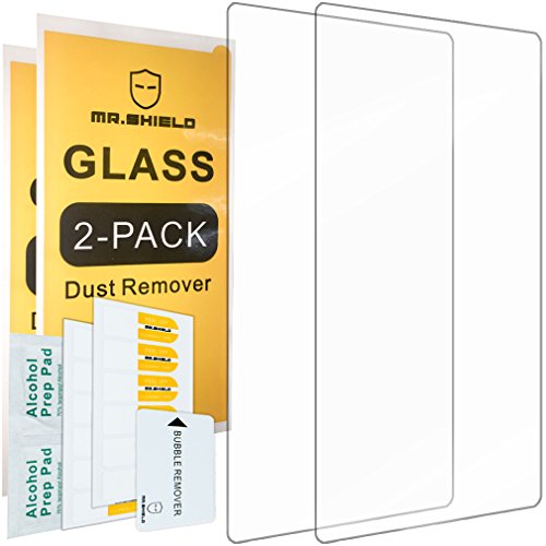Mr.shield [2-Pack] Designed For Alcatel Onetouch Pop 7 Lte (T-Mobile) [Tempered Glass] Screen Protector [0.3Mm Ultra Thin 9H Hardness 2.5D Round Edge] With Lifetime Replacement #TOP3