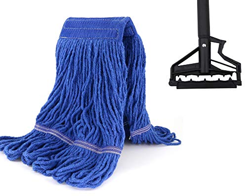 Loop End Commercial String Mop Head, String Cotton Mop Heads, 6 Inch Headband, Mop Head Replacement For Home, Highly Absorbent,Industrial And Commercial Use #TOP1