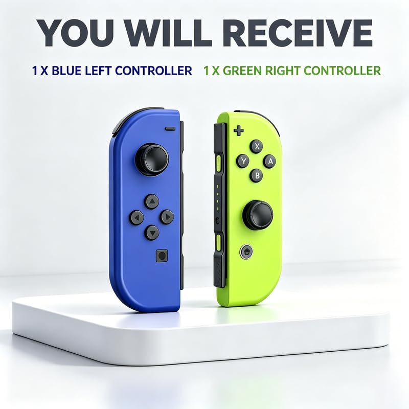Switch Controller,No Drift Hall Effect Joystick Wireless Joy Remote Cons image 3