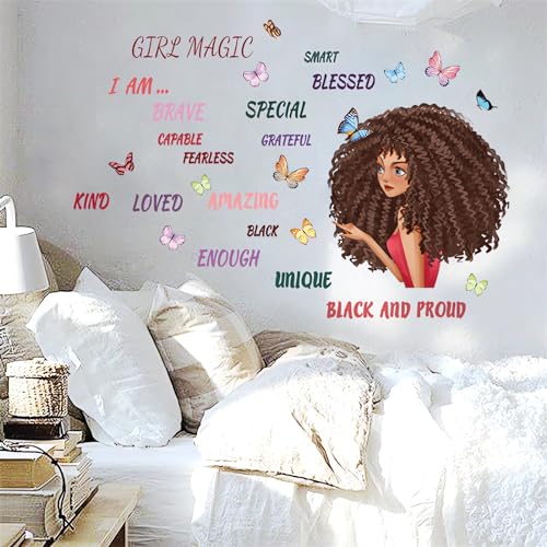 Vinilo decorativo sacinora para pared con mariposas y frases miniatura 6