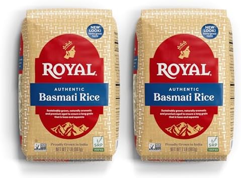 Royal Authentic Long Grain White Basmati Rice - (2 Pack) 2 lb