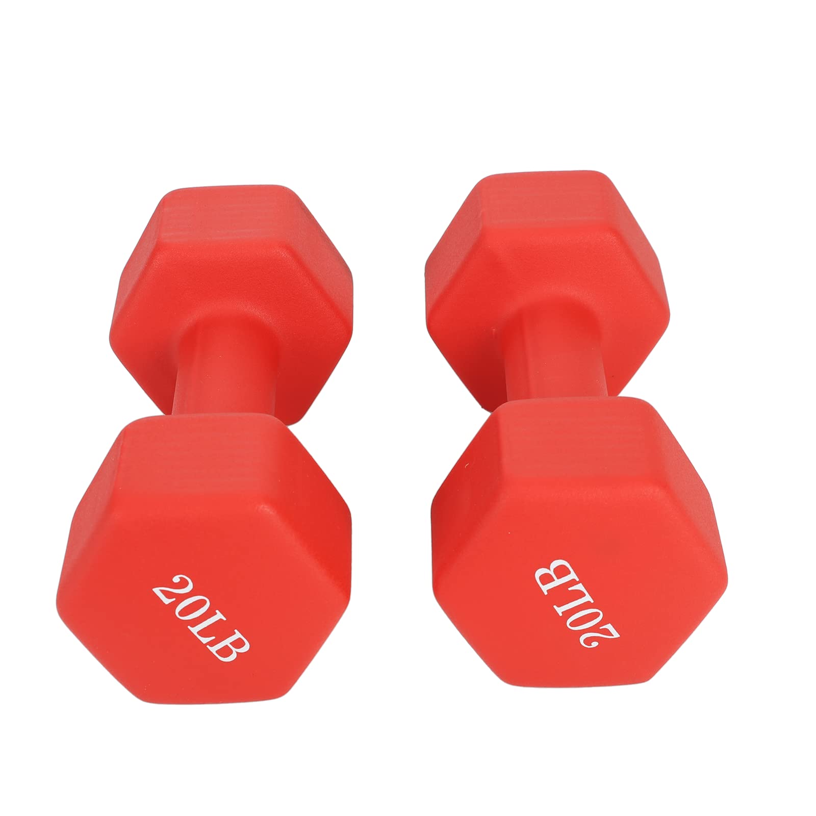 buripes Hand Weight Neoprene Coated Dumbbell, 10/15/20 lb Dumbbells Set of  2, Anti-Slip and Anti-Roll Hex Dumbbells Ideal for Women Men Home Gym