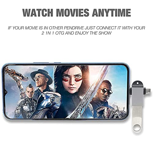 Image of TROXXON 2 in 1 Type C and Micro OTG Male to USB A 3.0 Female High Speed Data Transfer for Laptop Mobiles Tablet Smartphone Compatible C Type and Micro OTG Adapter Connector Devices