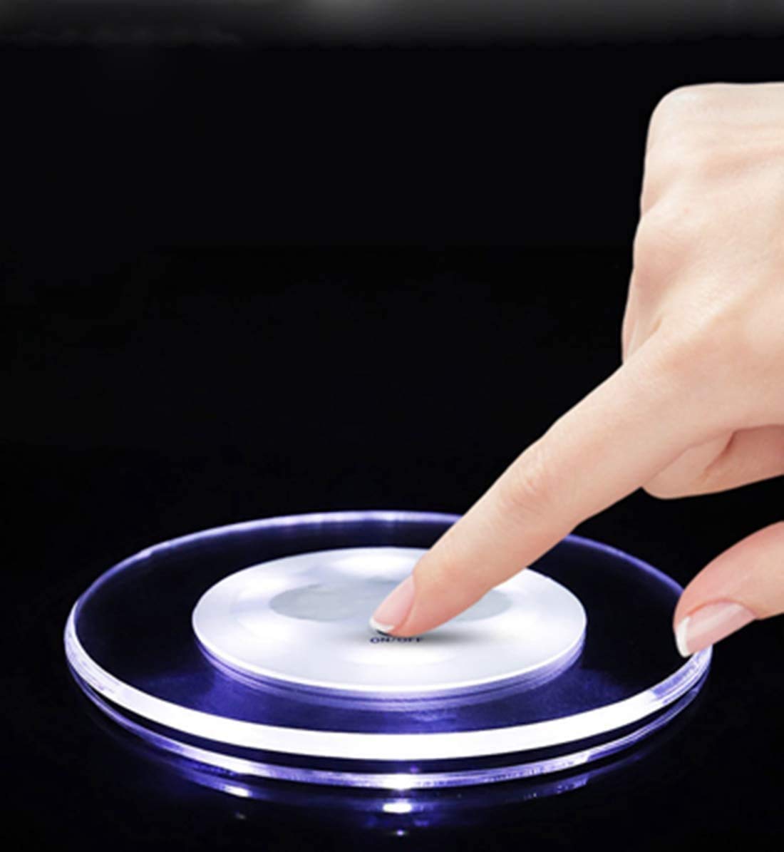 ZIMA LEDライト付きコースター2個 Amazon｜LED コースター ライトコースター 2個セット 薄型