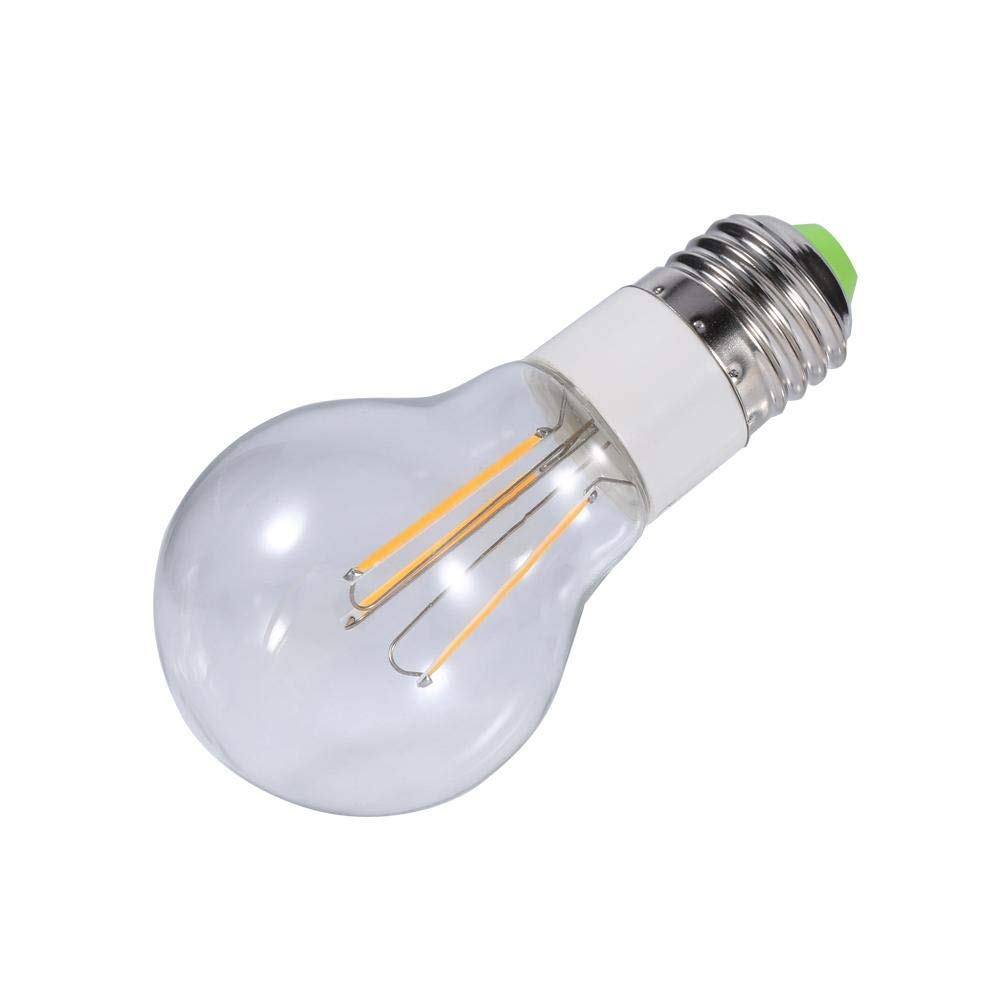 Riuty LED filament light bulb, new E27 12V 3W / 4W / 6W Cool/Warm White COB 360 ° non dimmable light (6 pieces)(4W Warm White) - Image 3