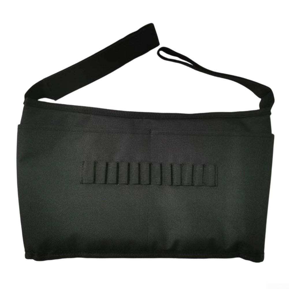 Golfwagen-Aufbewahrungstasche, Zubehörtasche mit mehreren Taschen, 38 x 8 x 21 cm, für Golfer auf dem Golfplatz, sicherer Sitz, schwarzer Organizer mit Schnellgurten