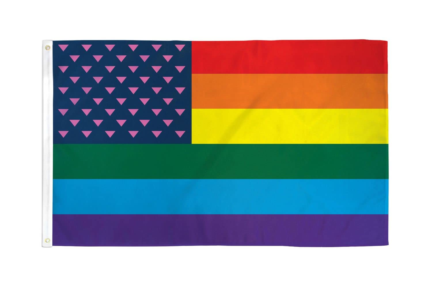 AZ FLAG - Rainbow Peace Love Happiness Flag - 2x3 Ft - 100D Polyester Gay Pride Banner with Two Metal Grommets - Fade Resistant - Vivid Colors - 2' x 3' Feet - 90x60 Cm — view 194