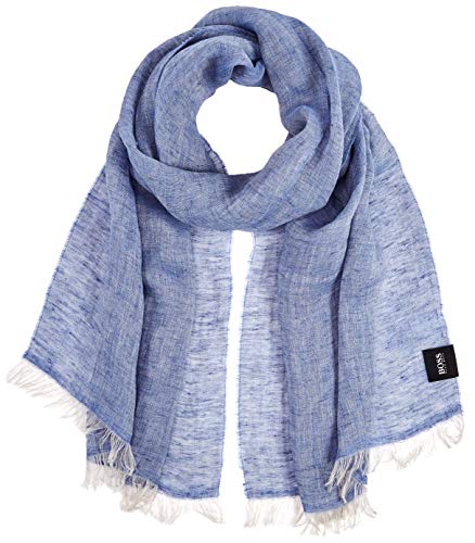 BOSS Nicandro Bufanda, Azul (Dark Blue 404), Talla Única (talla del fabricante: Onesi) para Hombre