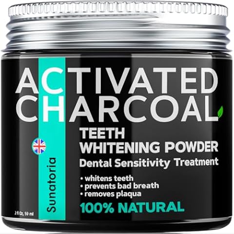 Teeth Whitening Powder - Remineralizing Tooth Powder for Tooth Whitening 5 in 1 Formula | Blanqueador de Dientes | Charcoal Toothpaste Alternative | Sensitivity Treatments Cover