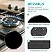 New Upgraded WB29K10006 WB29K10024 Range Surface Large Burner Cap Replacement for GE Gas Range/Stove/Oven/Cooktop,Shiny Black Paint Finish Not Matte,3.5 Inch Diameter(1PCS)