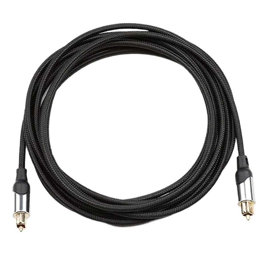 Digital Optical Audio Braided SPDIF Coaxial Cable 5.1CH HiFi Digital Audio Cable(300CM)