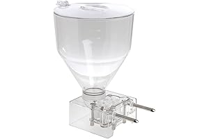 Edhard 6 Qt Clear Double Spout Donut Filler