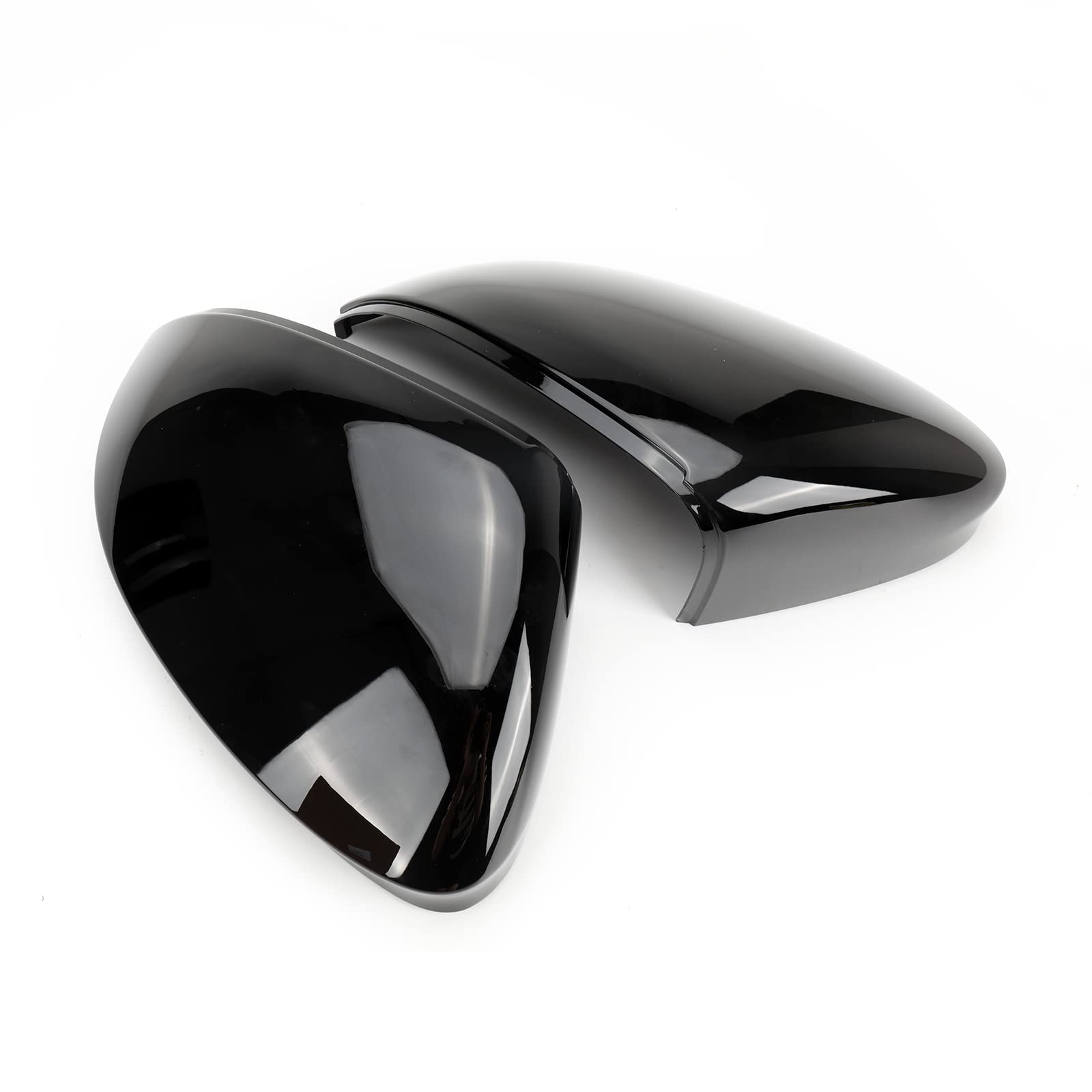 Tapas para Espejo Retrovisor de Coche 1 par, Compatible con VW Golf 8 MK8 2019-2021 (negro)