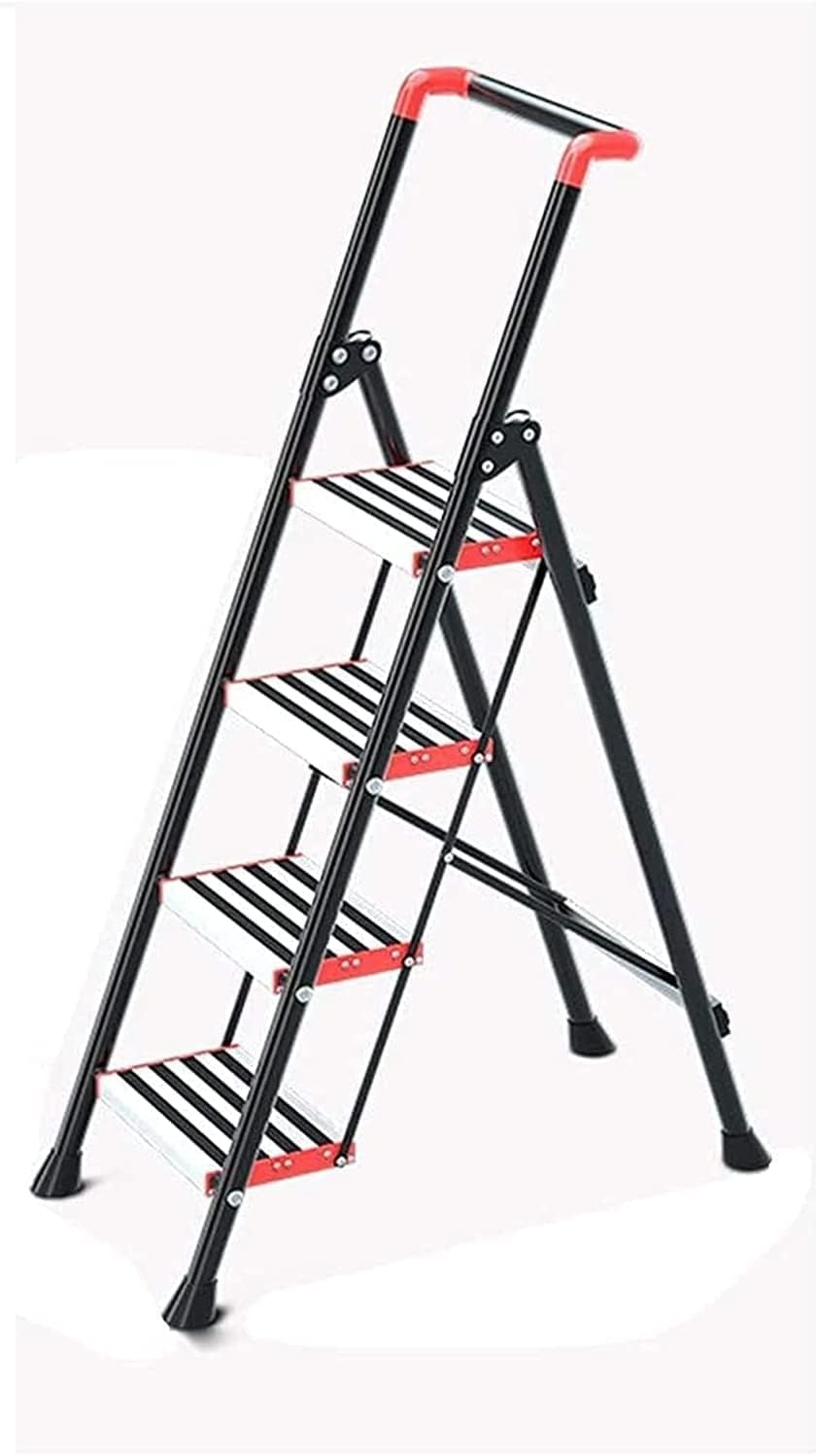 Folding Ladder Ladders,Folding Step Stool 3/4 Step Aluminum Alloy Step