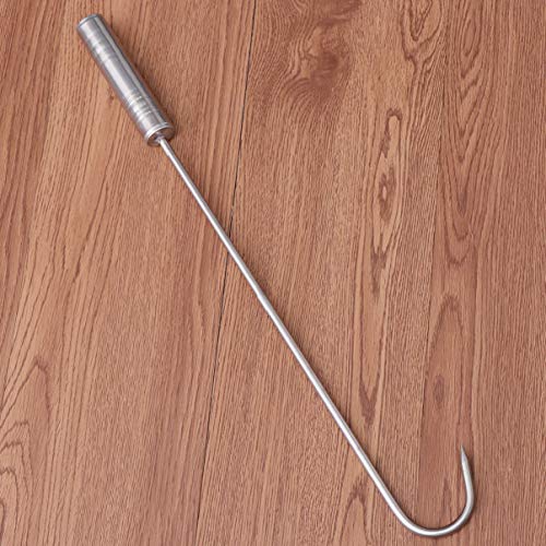 Cabilock Gancho de aço inoxidável para churrasco, carne bovina, peixe, assar, gancho, vegetal, frang