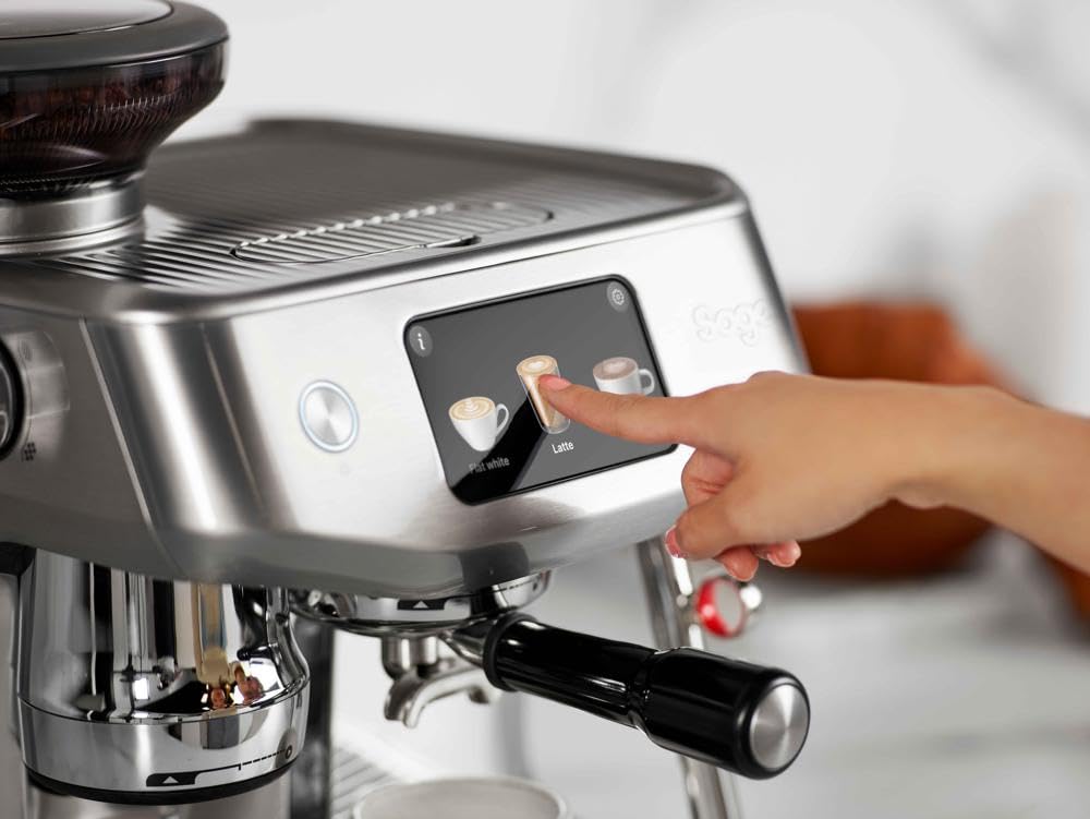 Sage Oracle Jet, Cafetera Automática con Molinillo, Acero Inoxidable | Molienda, Dosificación & Apisonado Automáticos, Doble Caldera, Portafiltro de 58 mm, Control LCD Intuitivo