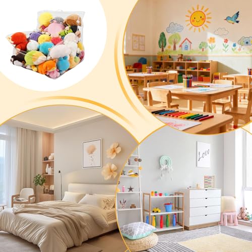 Chaise de rangement pour peluches avec housse de pouf imperméable