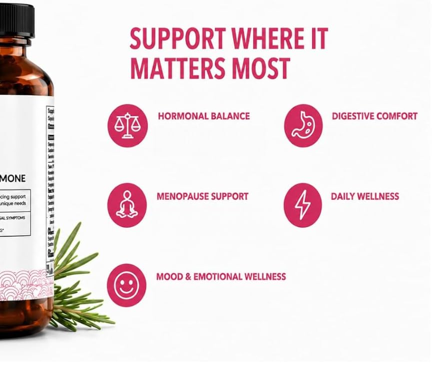 Equilibra las hormonas naturalmente gracias a la fórmula de Armonía Hormonal 5