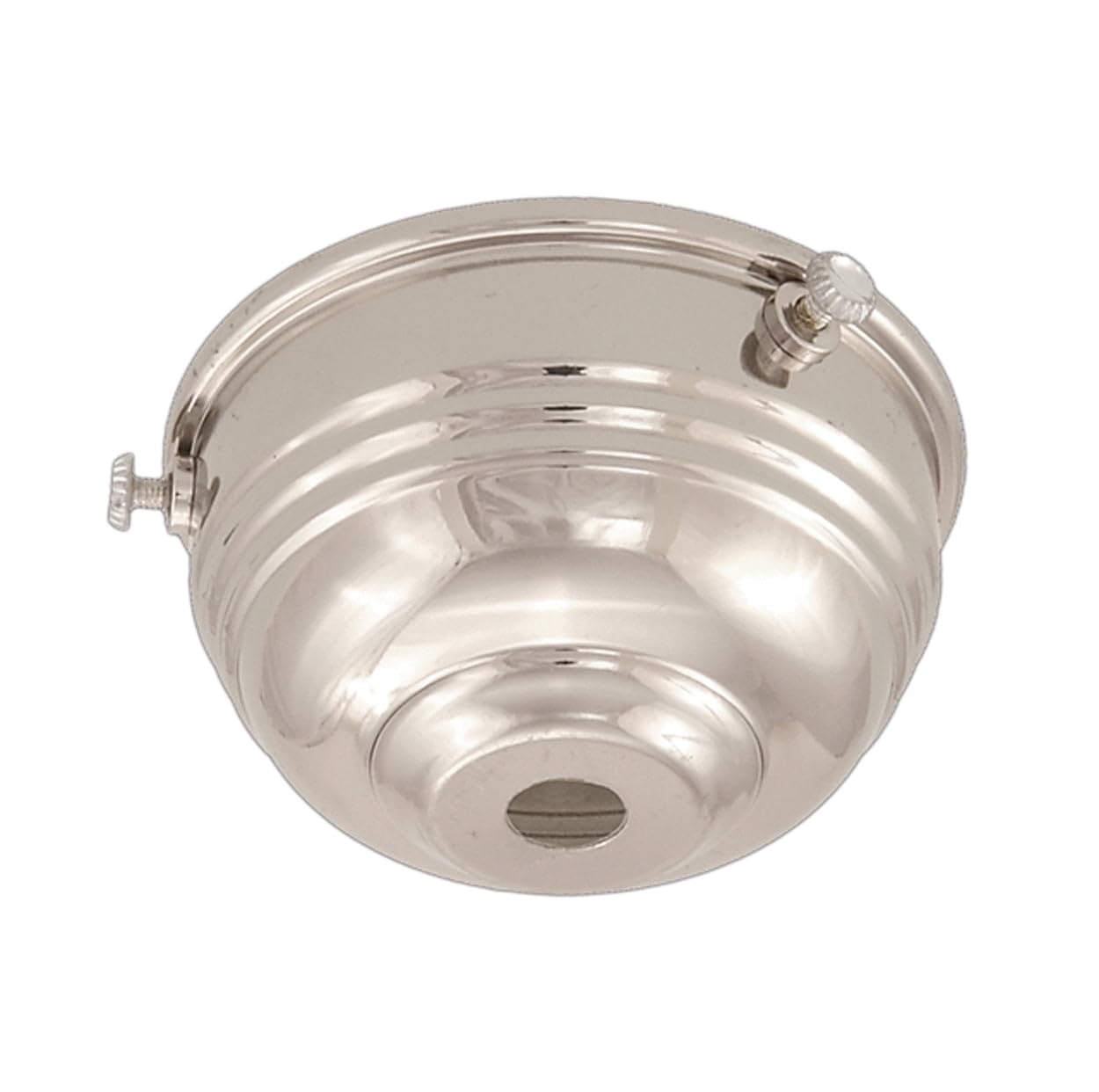 B&P Lamp® 2 1/4" Fitter, Nickel Finish Art Deco Style Holder