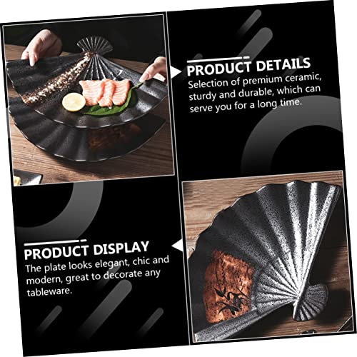 Plato estilo japonés para sushi de cerámica 12.52x8.58 pulg miniatura 7