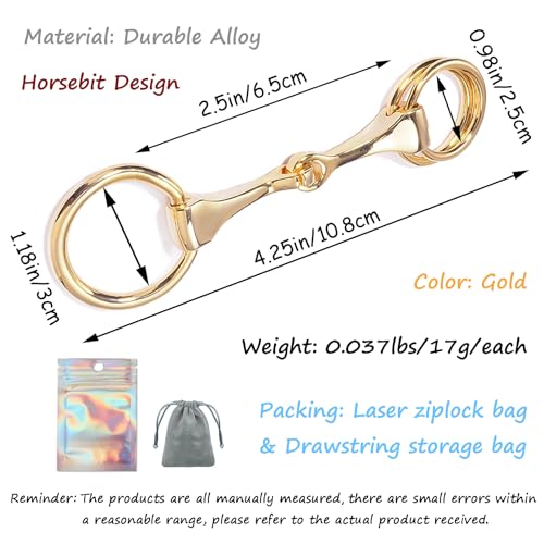 Horsebit Scarf Ring Belt Buckle, Vacuum Plated Stainless Steel Equestrian Eggbutt Neck Belt Accessory for Women3