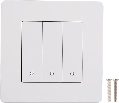 Interruptor de luz inteligente, panel de control inteligente de 3 bandas, interruptores de luz de aplicación, panel de control inteligente,