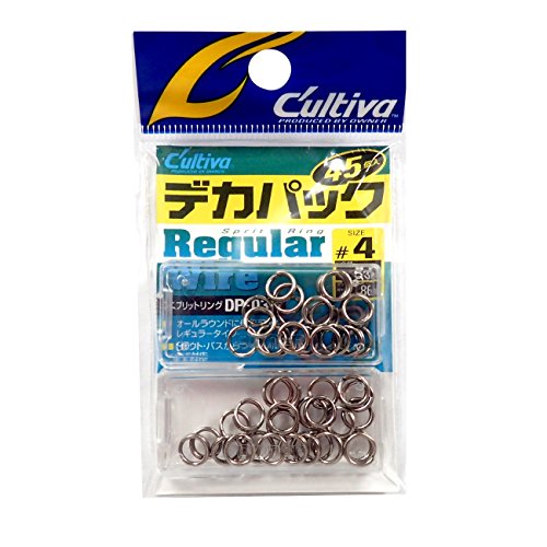 Owner DP-03N Split Ring Regular Wire N Decappack #4 53lb/86lb 45pcs 72816