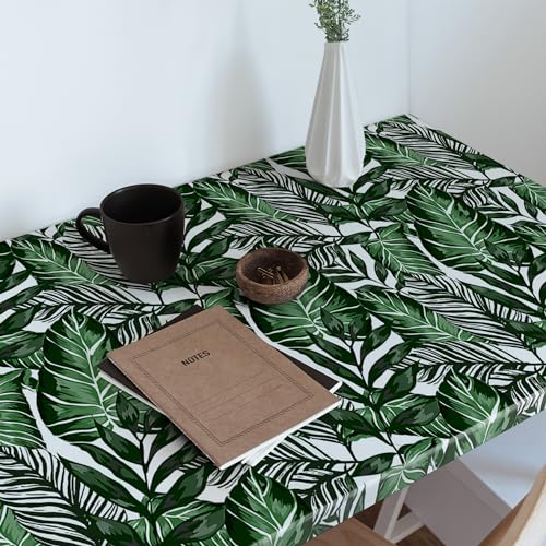 Papel pintado adhesivo hojas verdes para decorar el salón y dormitorio con estilo natural 4