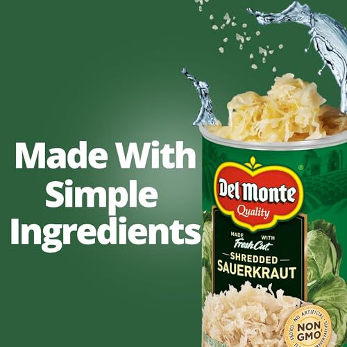 Image of Del Monte Fresh Cut Canned Vegetables Shredded Sauerkraut, 14.5 oz Can