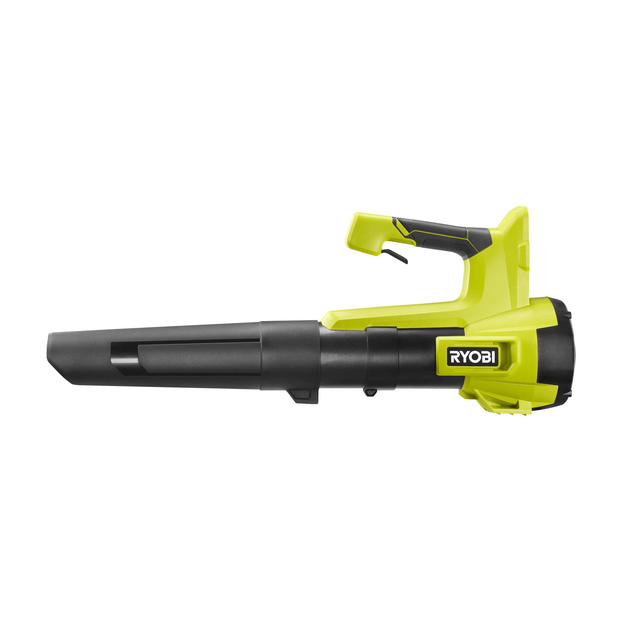 Ryobi RY18BLB-0 Soplador inalámbrico One+ de 18 V (batería y Cargador no incluidos) | RY18BLB-0, Hyper Green, diseño de ventilador axial, alta velocidad de aire, limpia hojas y desechos