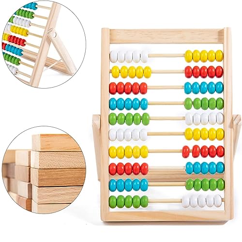Abaco in Legno,Abaco di Montessori,Abaco in Legno