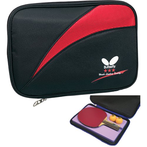 Butterfly Grefil Tour Table Tennis Racket Case (Red)