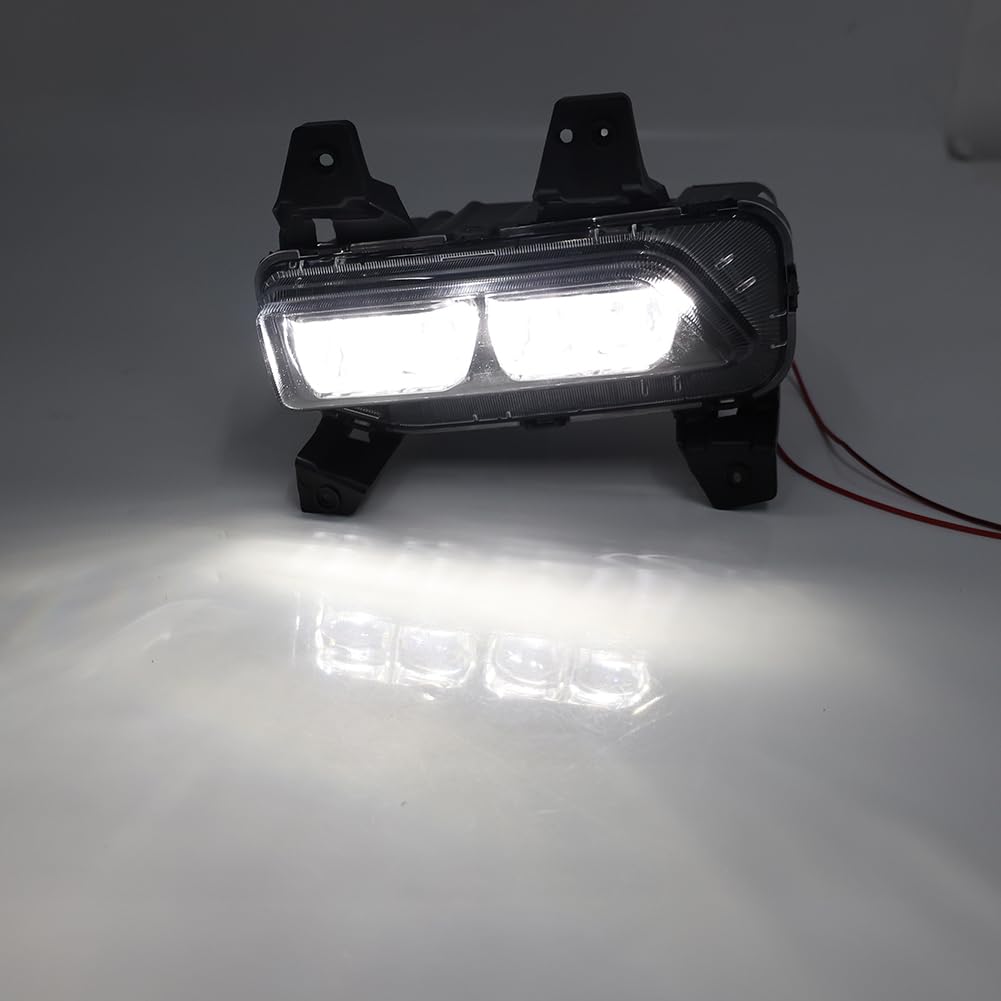Lirun Front Fog Light Daytime Running Lights Driving Lamps ABS for KIA Telluride 2020 2021 2023 2 Pcs