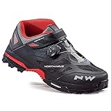 Gewicht: 520 g NORTHWAVE Herren MTB freeride Schuhe ENDURO MID schwarz/rot