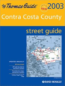 Paperback Thomas Guide 2003 Contra Costa Country: Street Guide Book