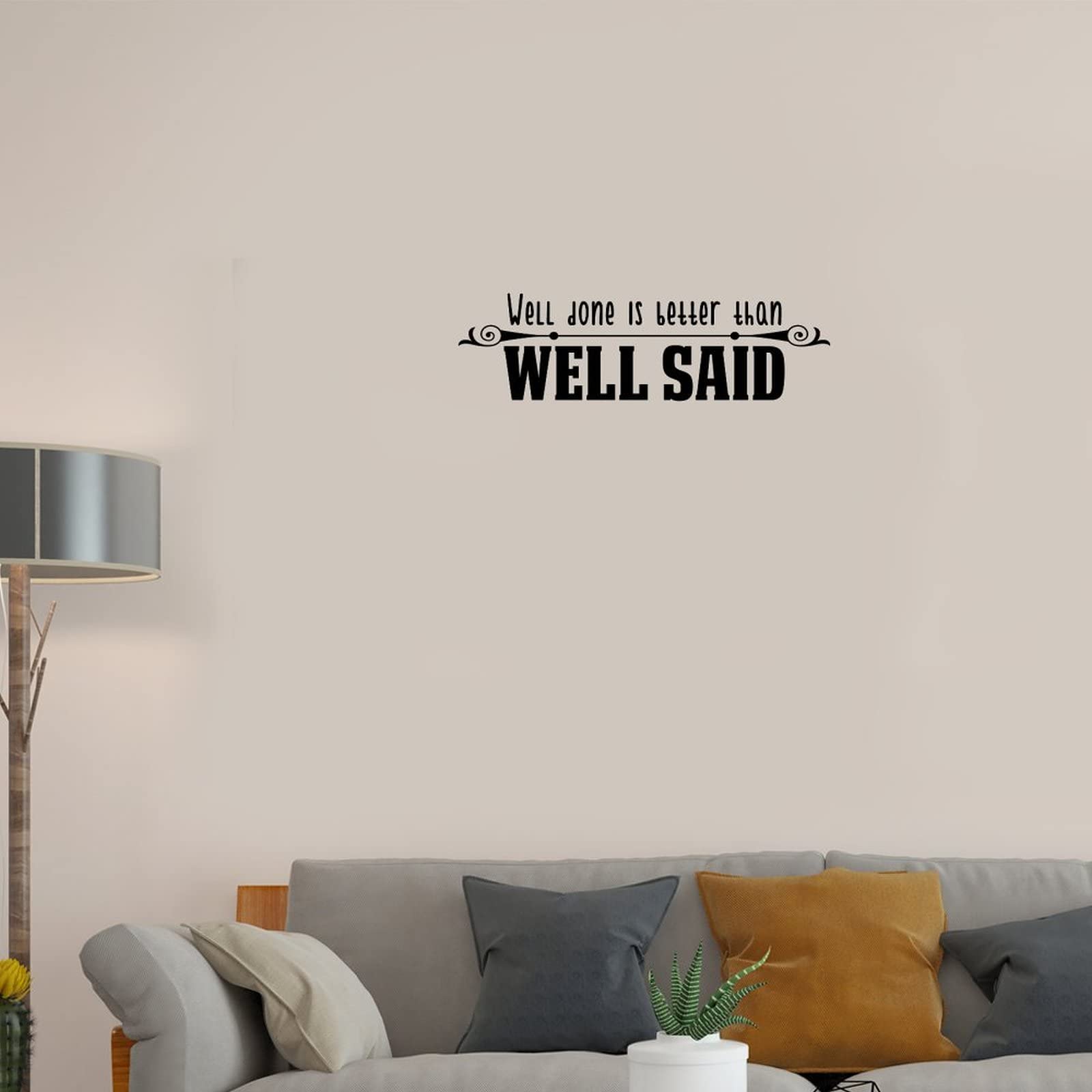 Adesivo Murale In Vinile Con Scritta 'Everything Happens For A Reason' - 100x62 Cm, ColorfulHall, Decorazione Parete Frasi Motivazionali