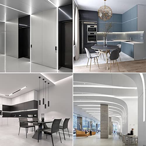 Surnie Led Rope Lights Outdoor Waterproof 150Ft Led Rope Lighting Dimmable - 110V 6500K Daylight White String Light Tube Cuttable Connectable For Garden Patio Party Indoor Decoration Use #TOP7