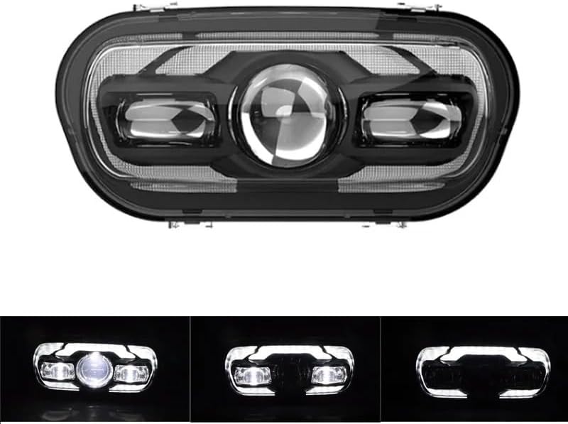 9.8インチ オートバイ用LEDヘッドライト ハイロービームDRL に適合する