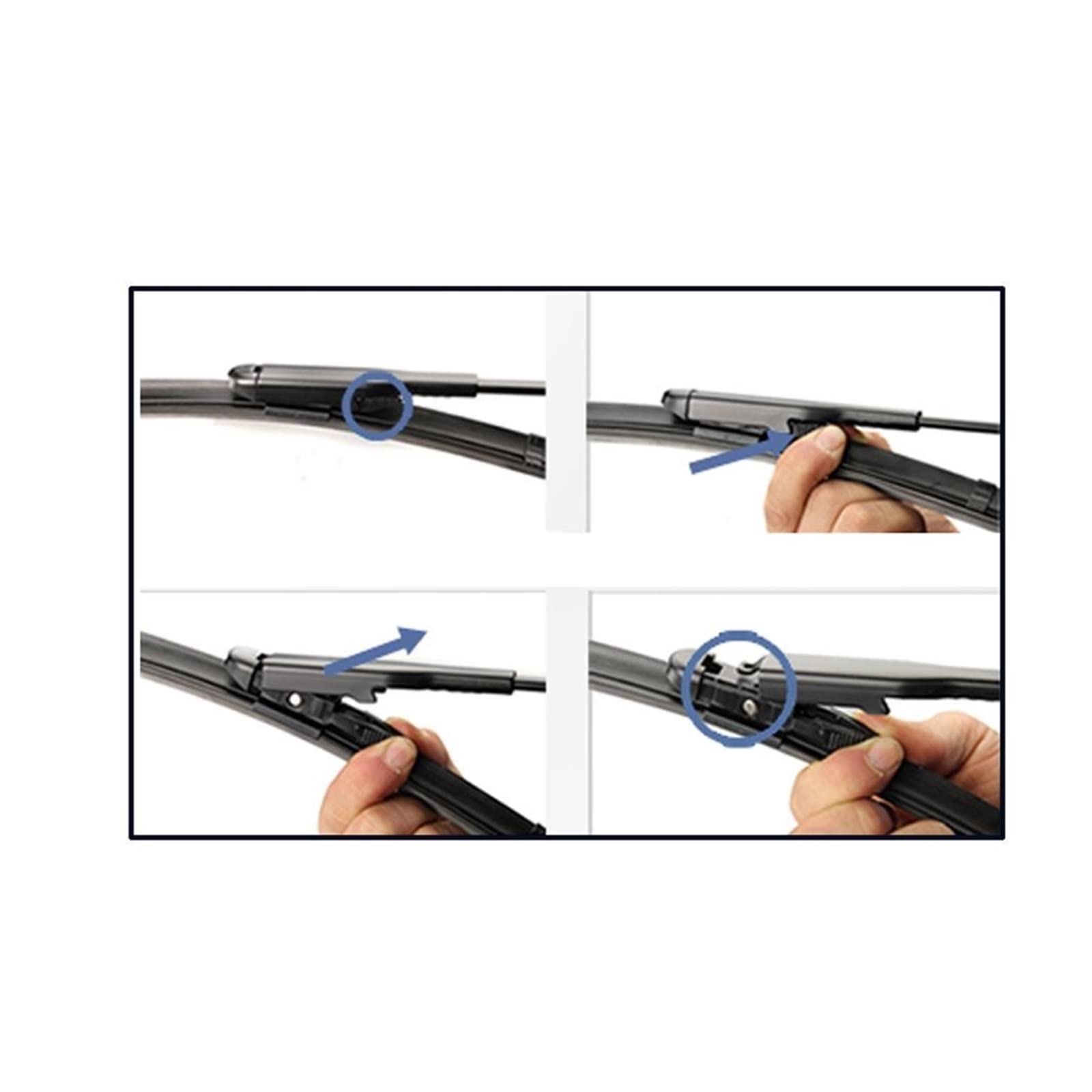 Escobilla Limpiaparabrisas Delantera Para Ford Para Mondeo MK5 CE CD CF Station Wagon Sedan 2012 2013 2014 2019 2020 2021 2022 Limpiaparabrisas De Coche.
