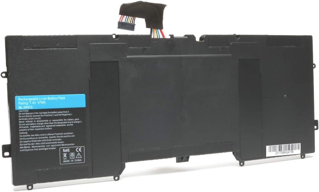 Wefly Y9N00 Laptop Battery Compatible for Dell XPS 12 XPS 13-l321x XPS 13-l322x XPS L321x 489xn WV7G0 PKH18 6-Cell, Laptop Battery