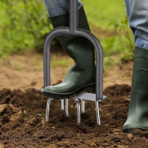 Manual Twist Tiller cultivador de jardín de acero 39'' miniatura 6